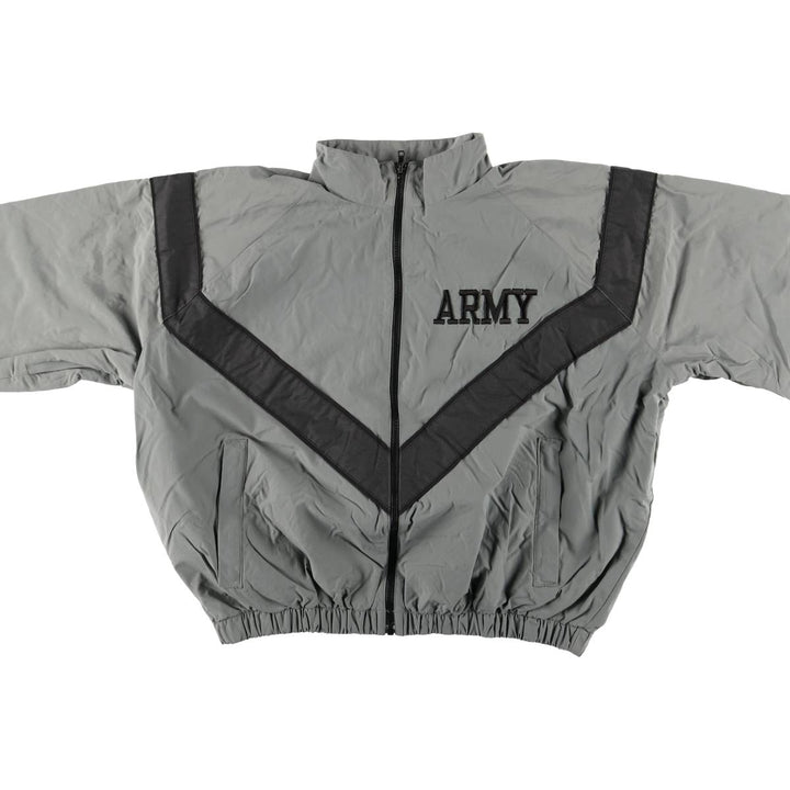 Authentic US Army PFU training jacket from the 2000s, made in the USA, medium short, men's size M. Nylon gray type Vintage Second Hand