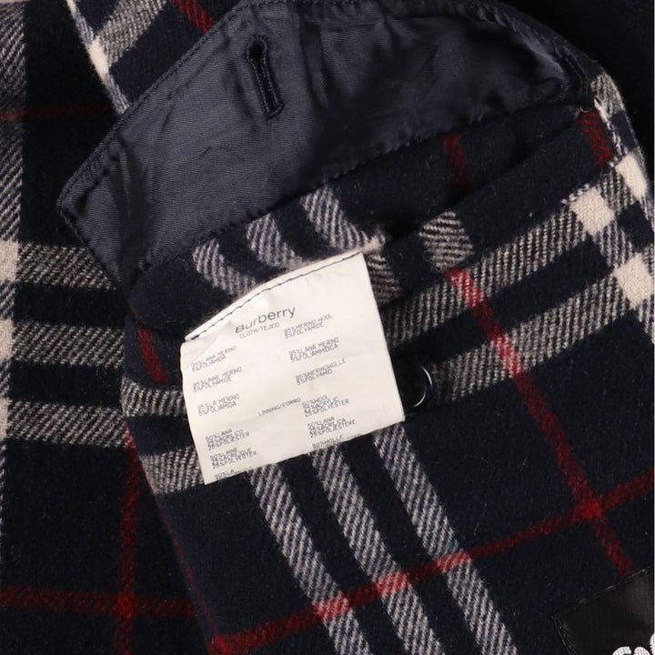Burberry's BURBERRY LONDON Duffle Coat, Men's Size L wool navy blue type Vintage Second Hand