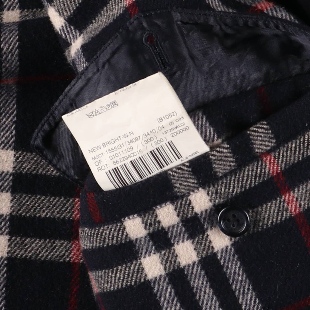 Burberry's BURBERRY LONDON Duffle Coat, Men's Size L wool navy blue type Vintage Second Hand