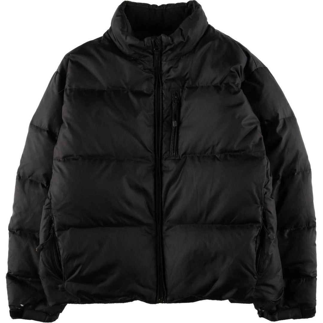 2000'S GAP Down Jacket Men's Size L Polyurethane Coated Nylon black type Vintage Second Hand