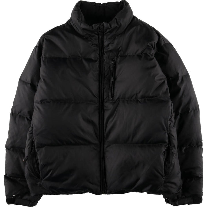 2000'S GAP Down Jacket Men's Size L Polyurethane Coated Nylon black type Vintage Second Hand