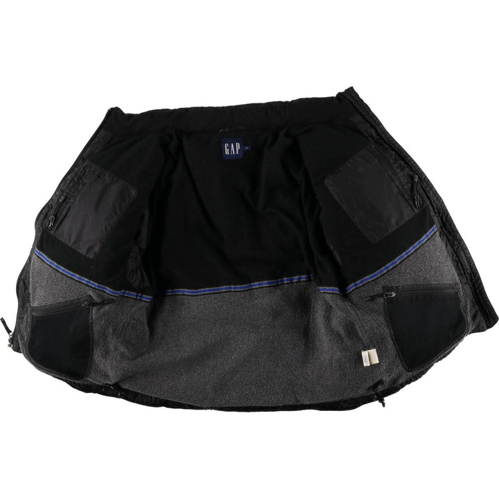 2000'S GAP Down Jacket Men's Size L Polyurethane Coated Nylon black type Vintage Second Hand