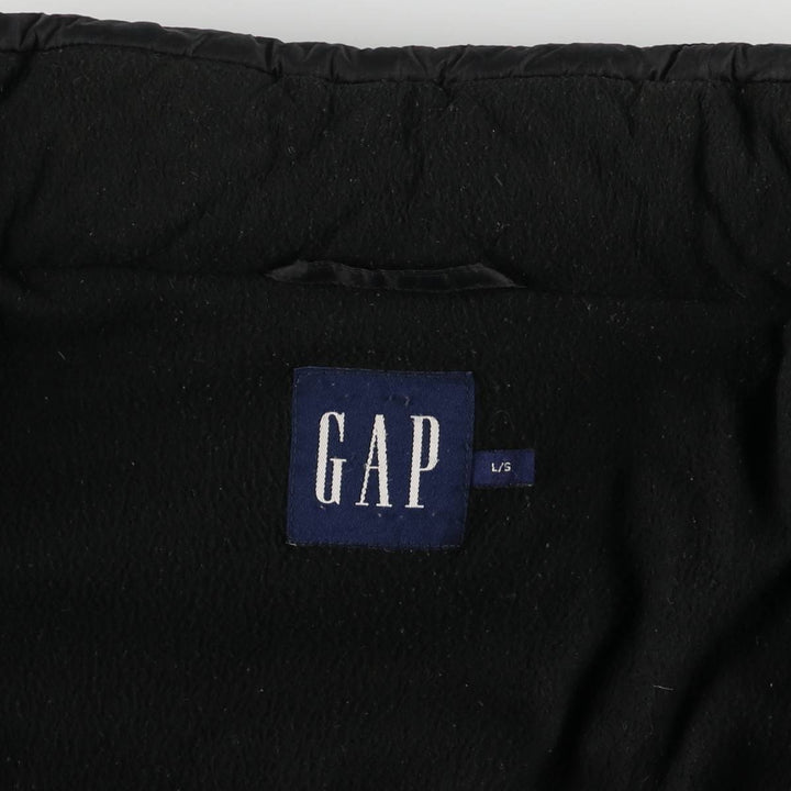 2000'S GAP Down Jacket Men's Size L Polyurethane Coated Nylon black type Vintage Second Hand