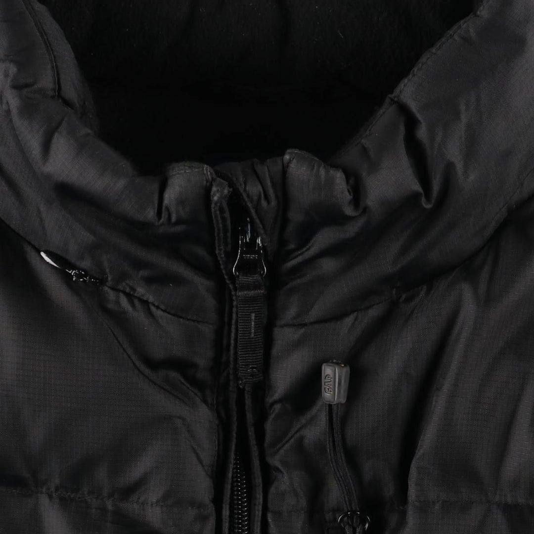 2000'S GAP Down Jacket Men's Size L Polyurethane Coated Nylon black type Vintage Second Hand