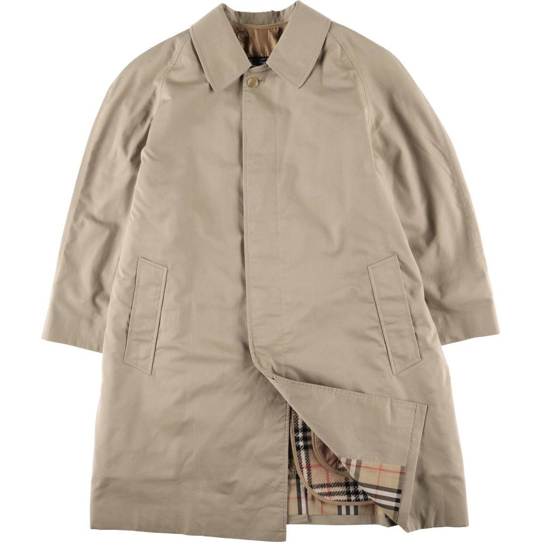Burberry's Balmacaan coat, made in England, size M polyester Beige type Vintage Second Hand