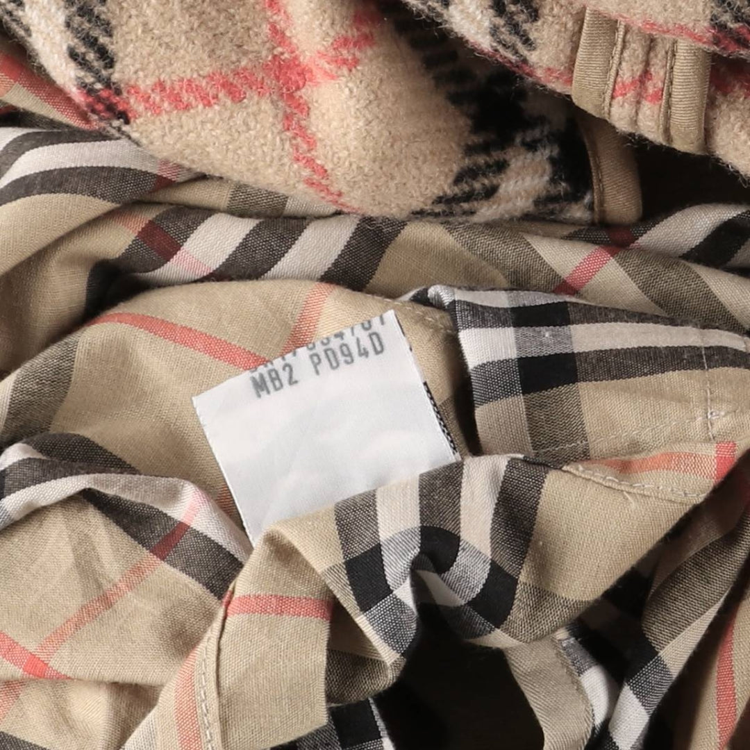 Burberry's Balmacaan coat, made in England, size M polyester Beige type Vintage Second Hand