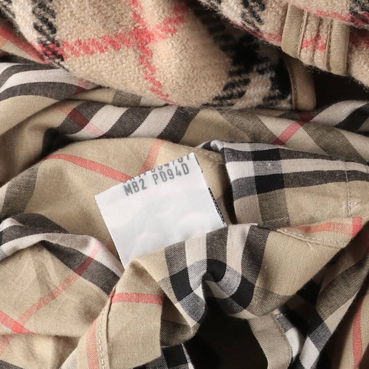 Burberry's Balmacaan coat, made in England, size M polyester Beige type Vintage Second Hand
