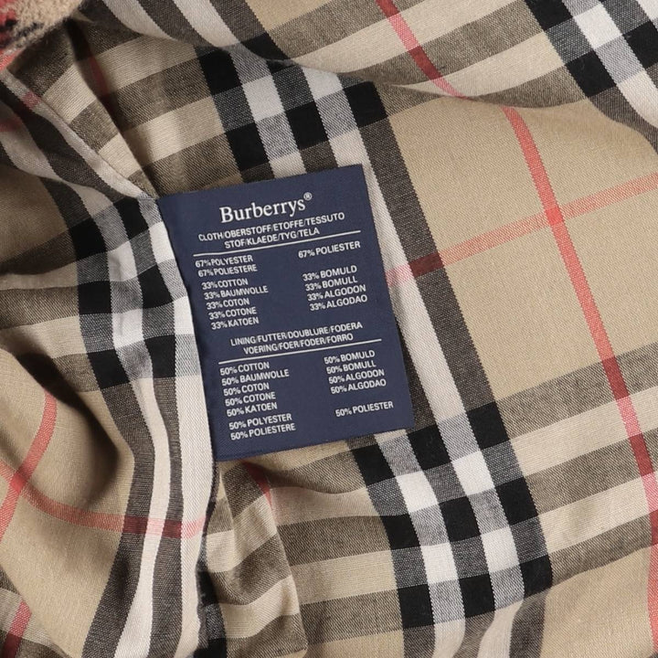 Burberry's Balmacaan coat, made in England, size M polyester Beige type Vintage Second Hand