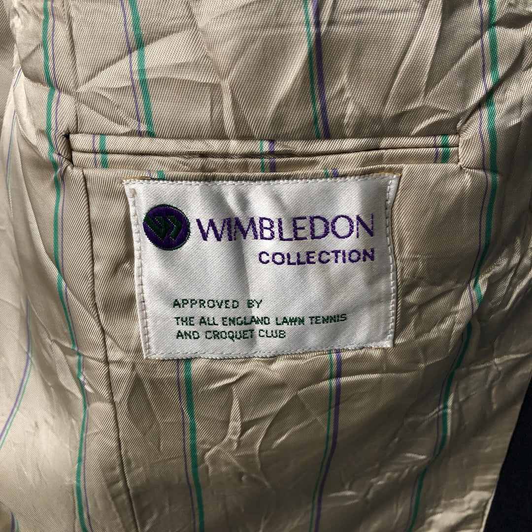 Racquet Club Dillard's Navy Blazer, Tailored Jacket, Made in USA, Men's Size L unclear navy blue type Vintage Second Hand