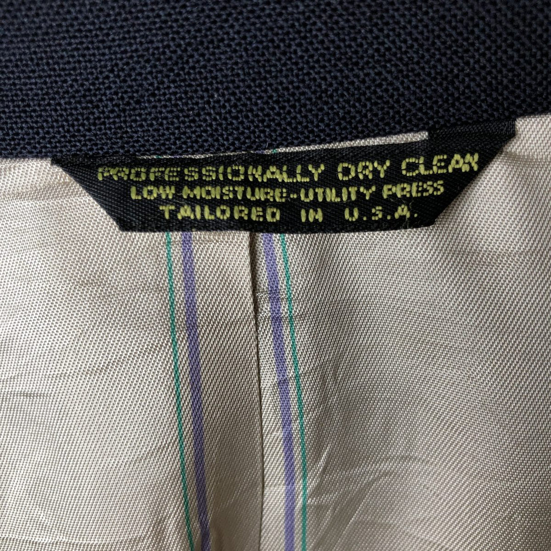 Racquet Club Dillard's Navy Blazer, Tailored Jacket, Made in USA, Men's Size L unclear navy blue type Vintage Second Hand