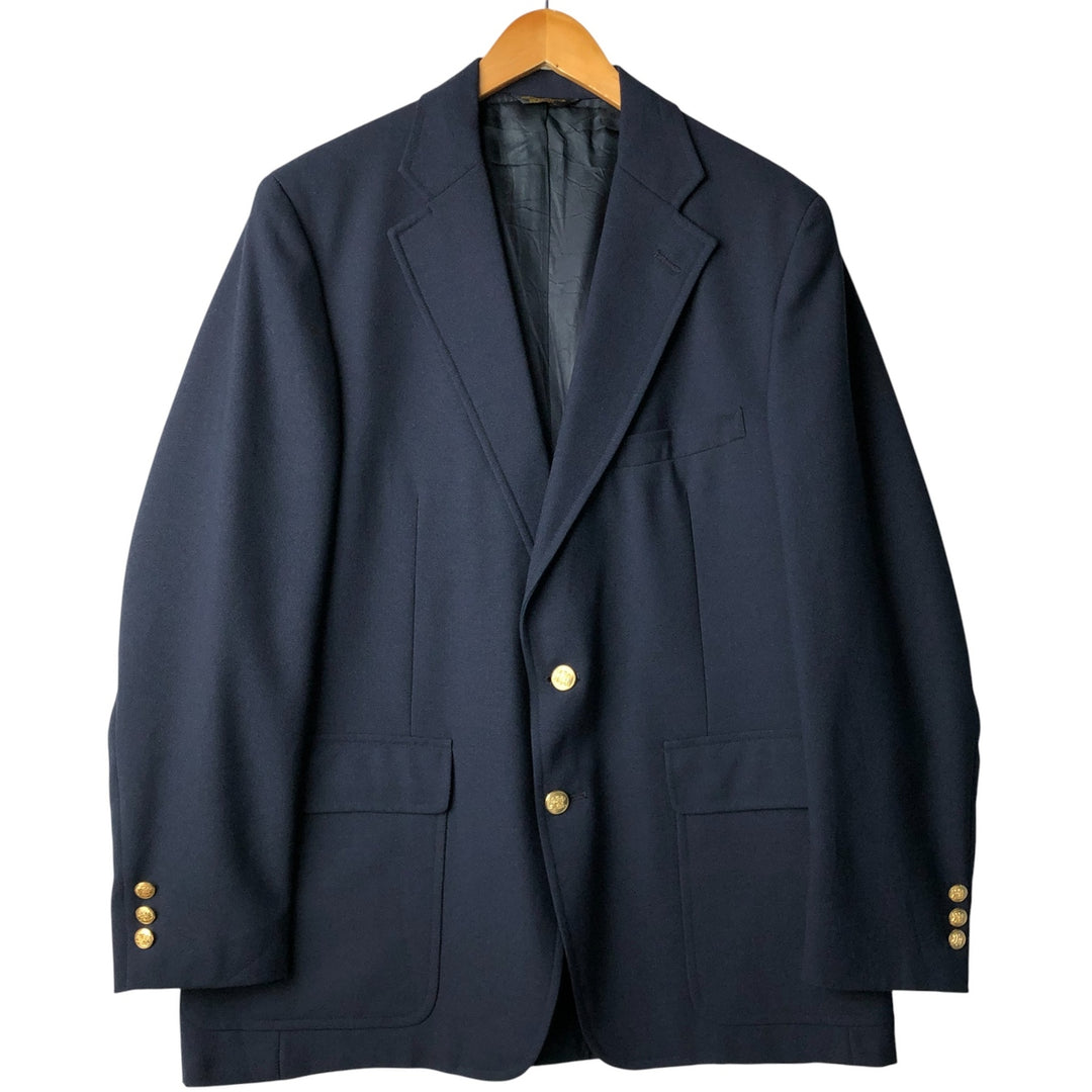 Palm Beach TAILORED Navy Blazer, Made in USA, Men's Size L unclear navy blue type Vintage Second Hand