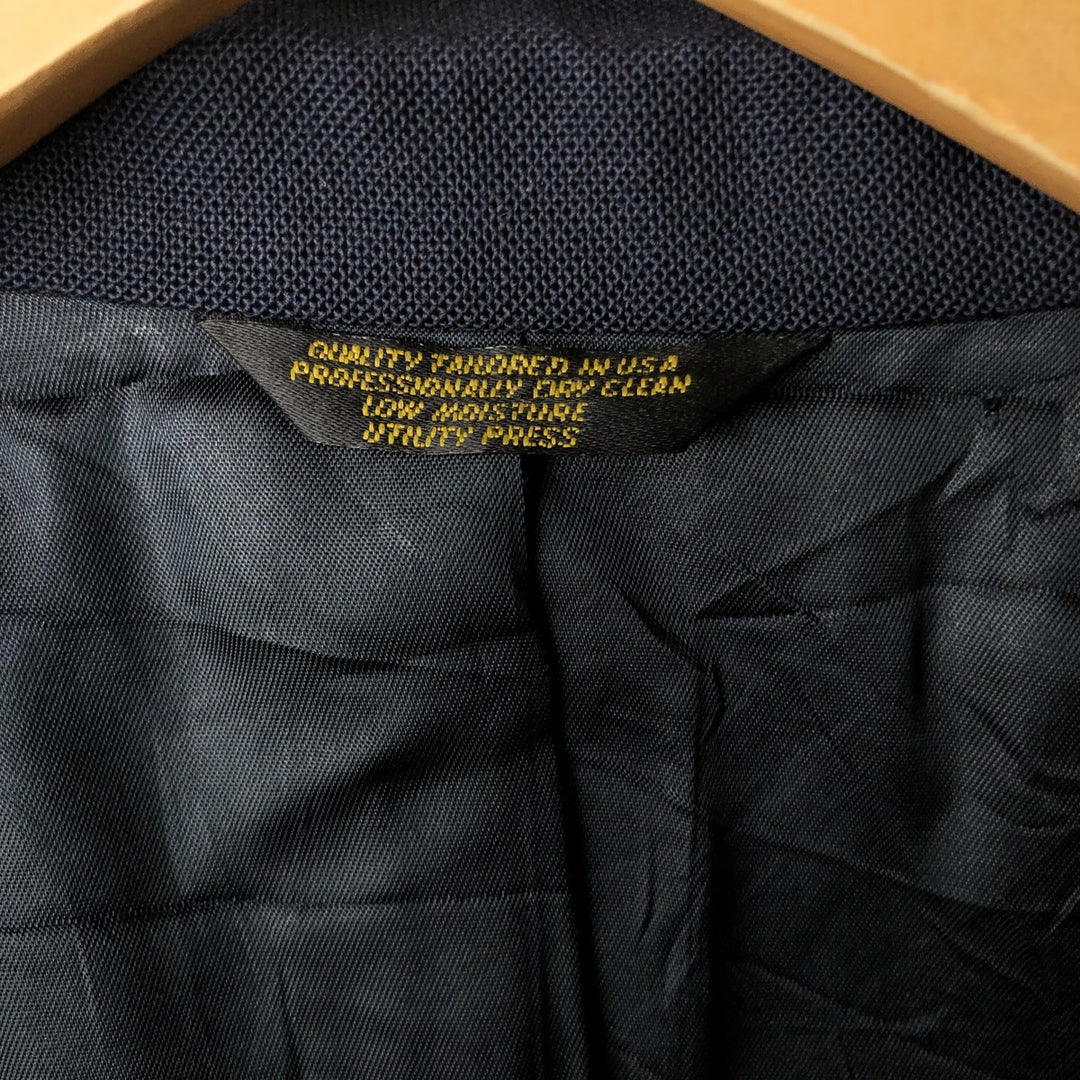 Palm Beach TAILORED Navy Blazer, Made in USA, Men's Size L unclear navy blue type Vintage Second Hand
