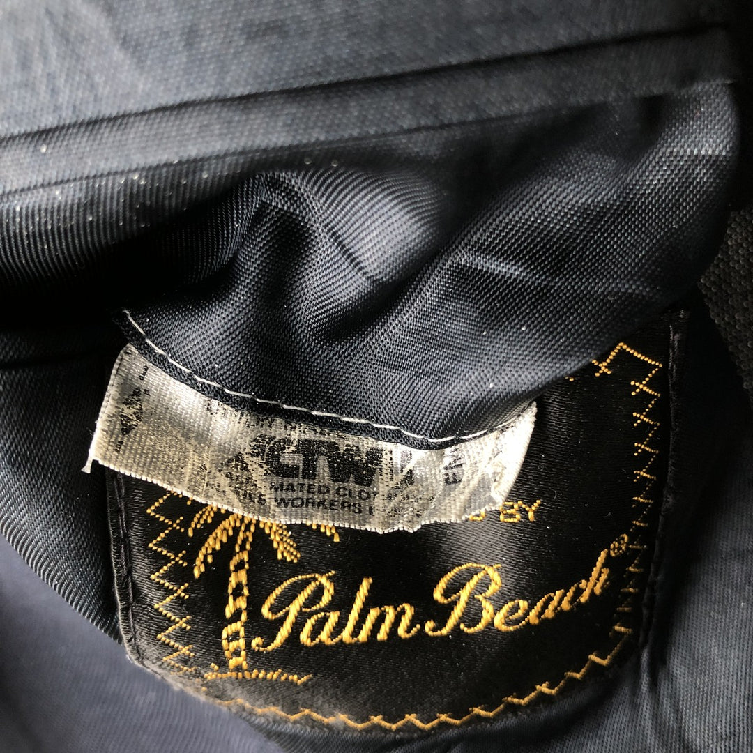 Palm Beach TAILORED Navy Blazer, Made in USA, Men's Size L unclear navy blue type Vintage Second Hand