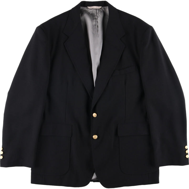 Stafford STAFFORD blazer, tailored jacket, made in USA, men's size XL polyester black type Vintage Second Hand