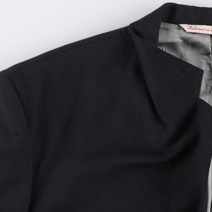 Stafford STAFFORD blazer, tailored jacket, made in USA, men's size XL polyester black type Vintage Second Hand