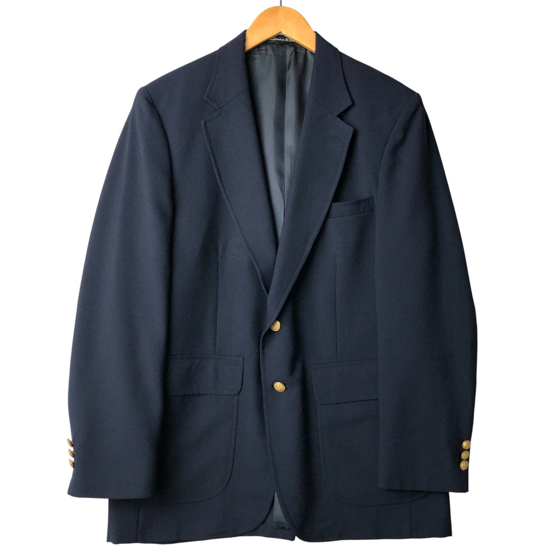 Stafford Navy Blazer, Tailored Jacket, Made in USA, Men's Size M unclear navy blue type Vintage Second Hand