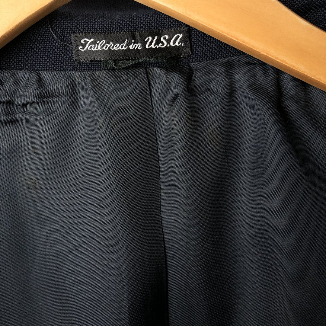 Stafford Navy Blazer, Tailored Jacket, Made in USA, Men's Size M unclear navy blue type Vintage Second Hand
