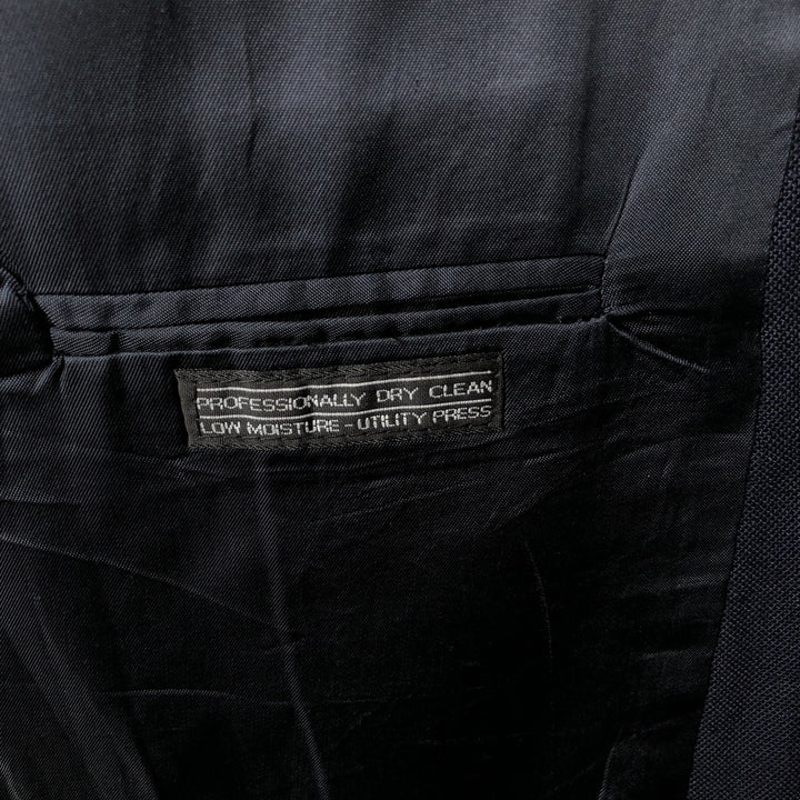 Stafford Navy Blazer, Tailored Jacket, Made in USA, Men's Size M unclear navy blue type Vintage Second Hand