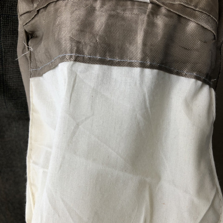 Ralph Lauren CHAPS Check Pattern Wool Tailored Jacket, Made in Canada, Men's Size L wool Khaki type brown Vintage Second Hand