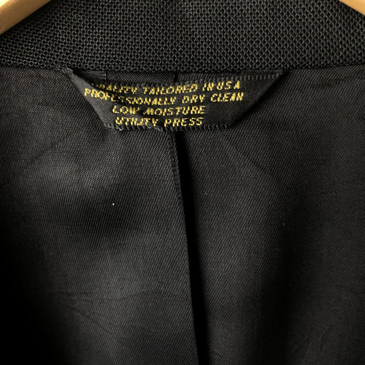 1970'S - Palm Beach John Weitz tailored blazer, USA-made, men's size M, vintage unclear black type Vintage Second Hand