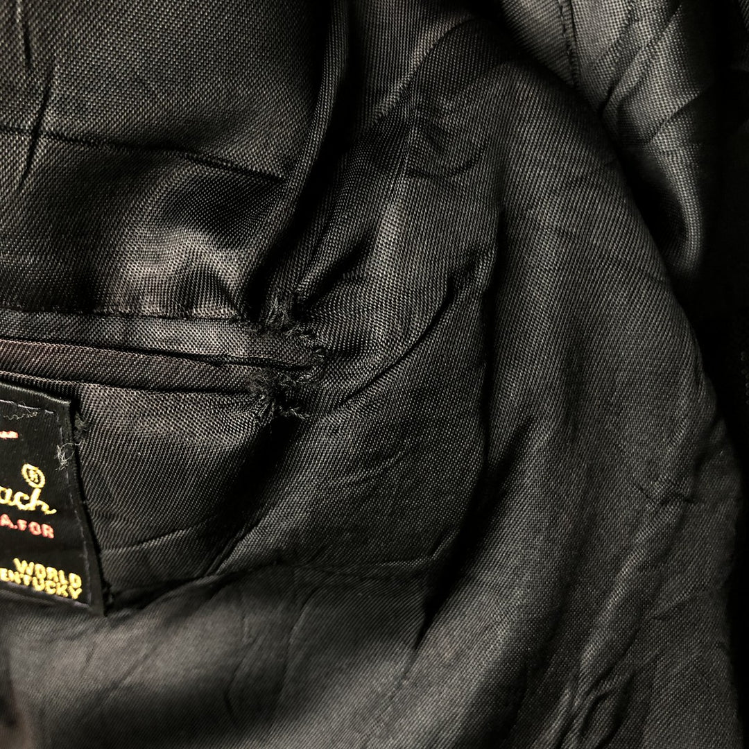 1970'S - Palm Beach John Weitz tailored blazer, USA-made, men's size M, vintage unclear black type Vintage Second Hand