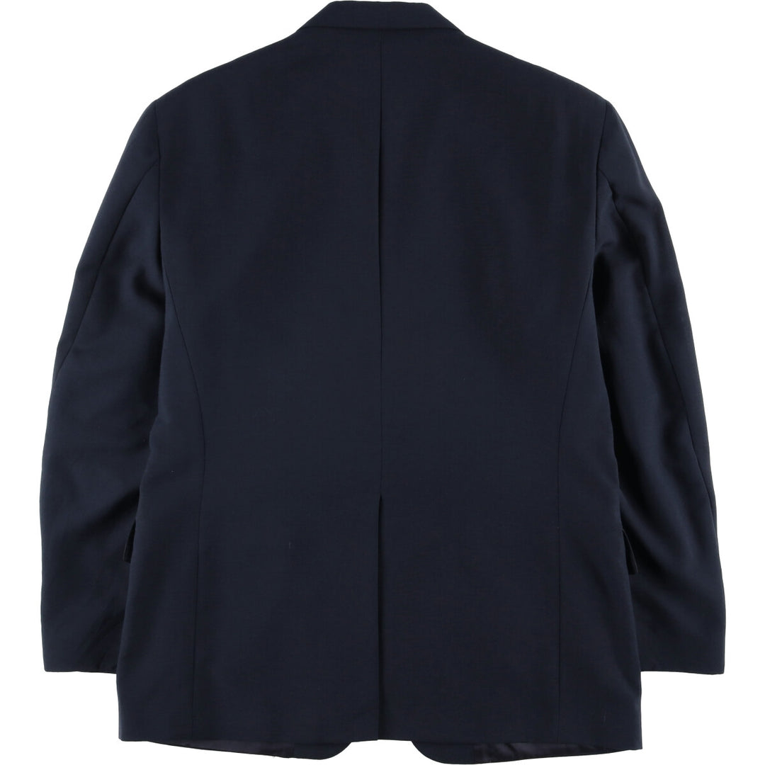 Garrison Park Navy Blazer, Tailored Jacket, Made in USA, Men's Size L unclear navy blue type Vintage Second Hand