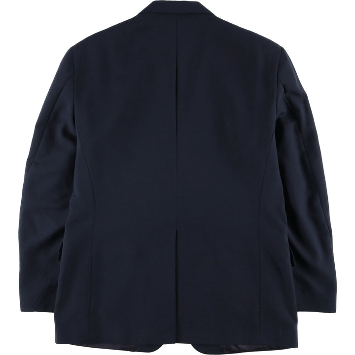 Garrison Park Navy Blazer, Tailored Jacket, Made in USA, Men's Size L unclear navy blue type Vintage Second Hand