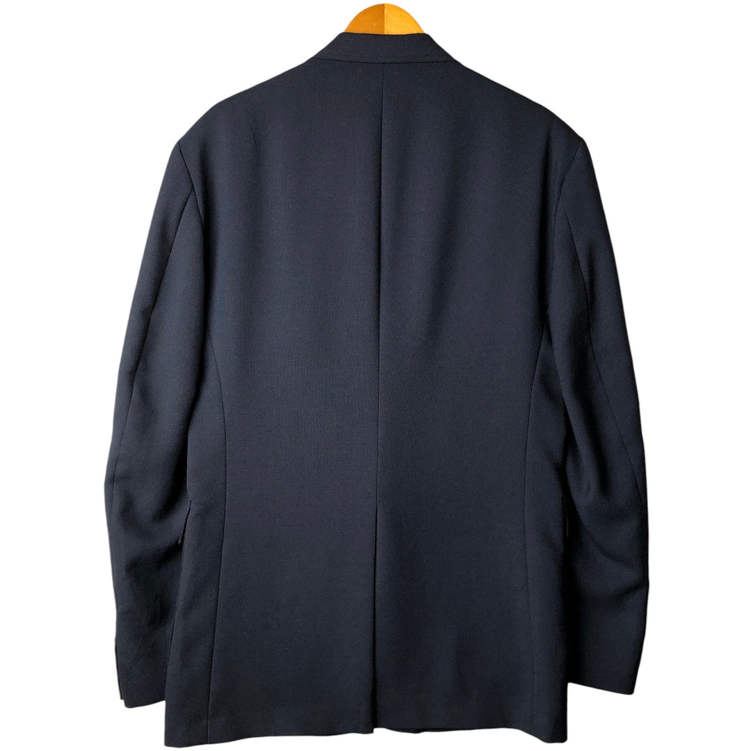 Stafford Navy Blazer, Tailored Jacket, Made in USA, Men's Size M polyester navy blue type Vintage Second Hand
