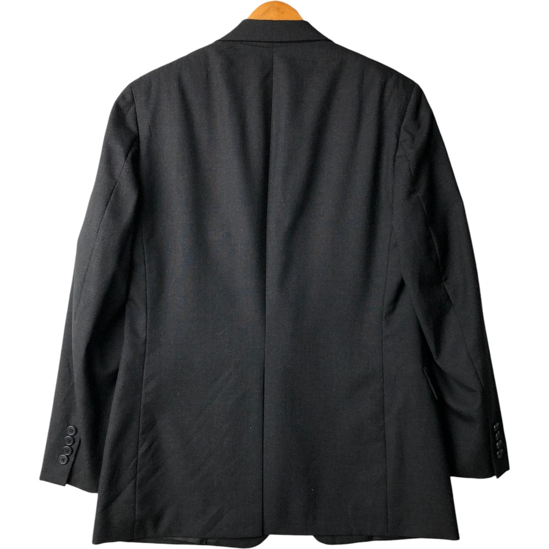 Vintage 1990'S Ralph Lauren POLO by Ralph Lauren wool tailored jacket, made in the USA, size S (men's size). wool Charcoal Vintage Second Hand