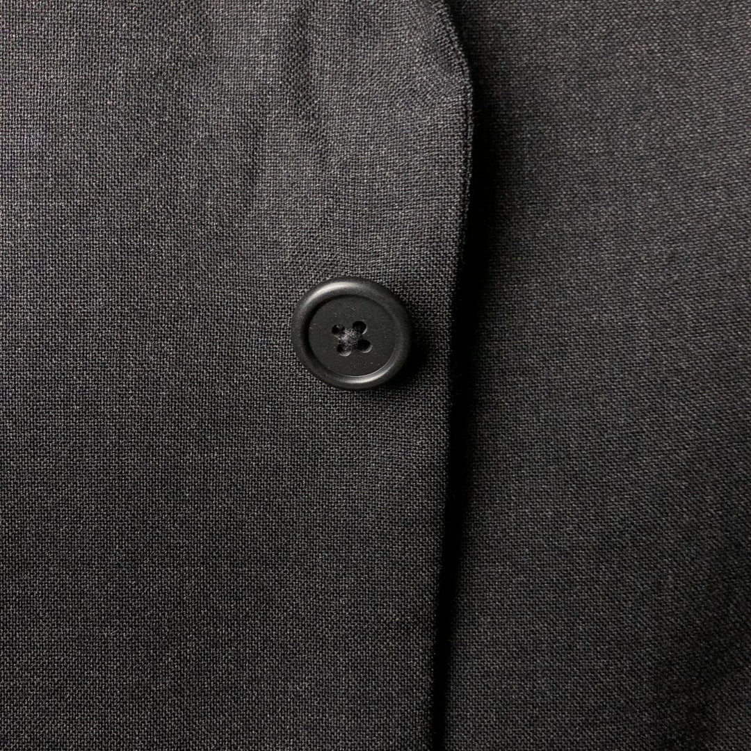 Vintage 1990'S Ralph Lauren POLO by Ralph Lauren wool tailored jacket, made in the USA, size S (men's size). wool Charcoal Vintage Second Hand