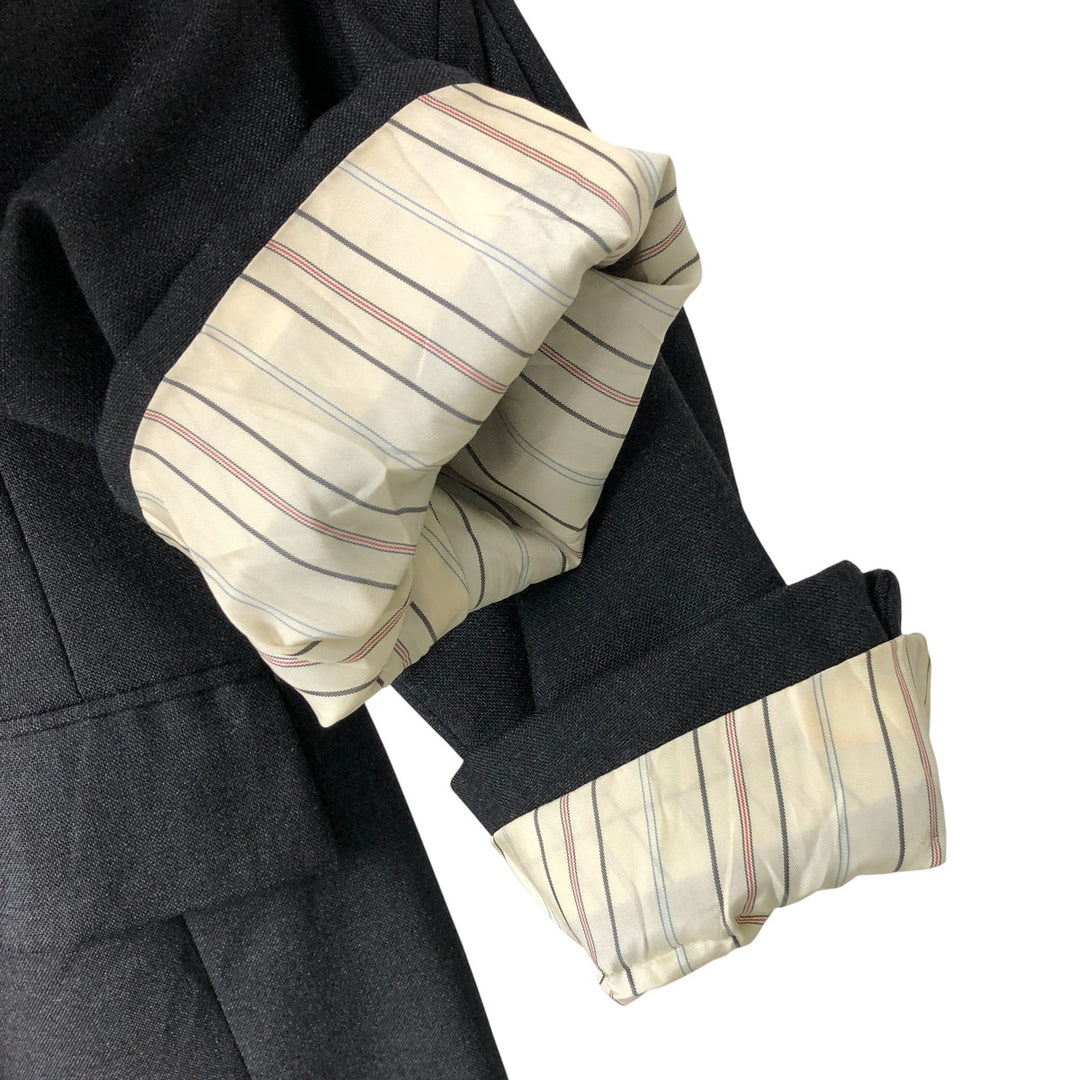 Vintage 1990'S Ralph Lauren POLO by Ralph Lauren wool tailored jacket, made in the USA, size S (men's size). wool Charcoal Vintage Second Hand