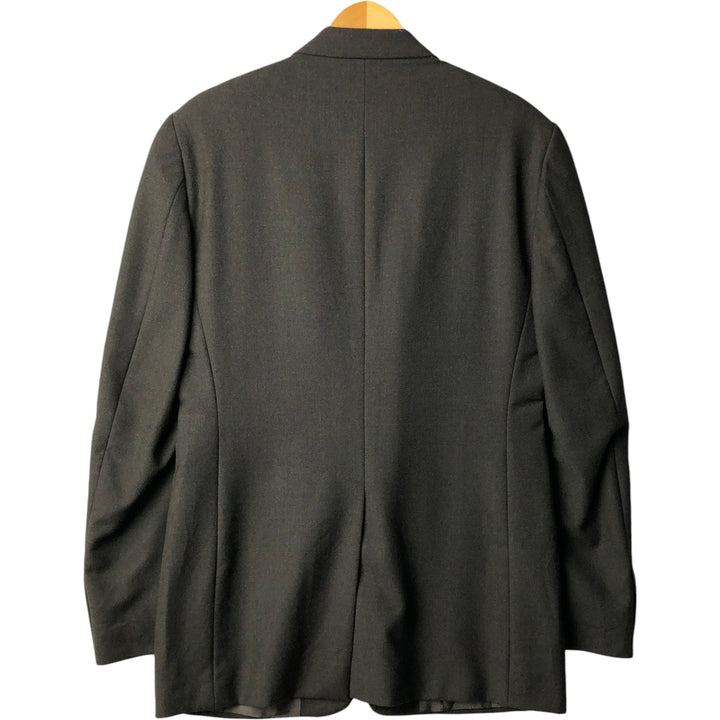 2000'S Banana Republic wool tailored jacket, made in Italy, men's size L wool Khaki type Vintage Second Hand