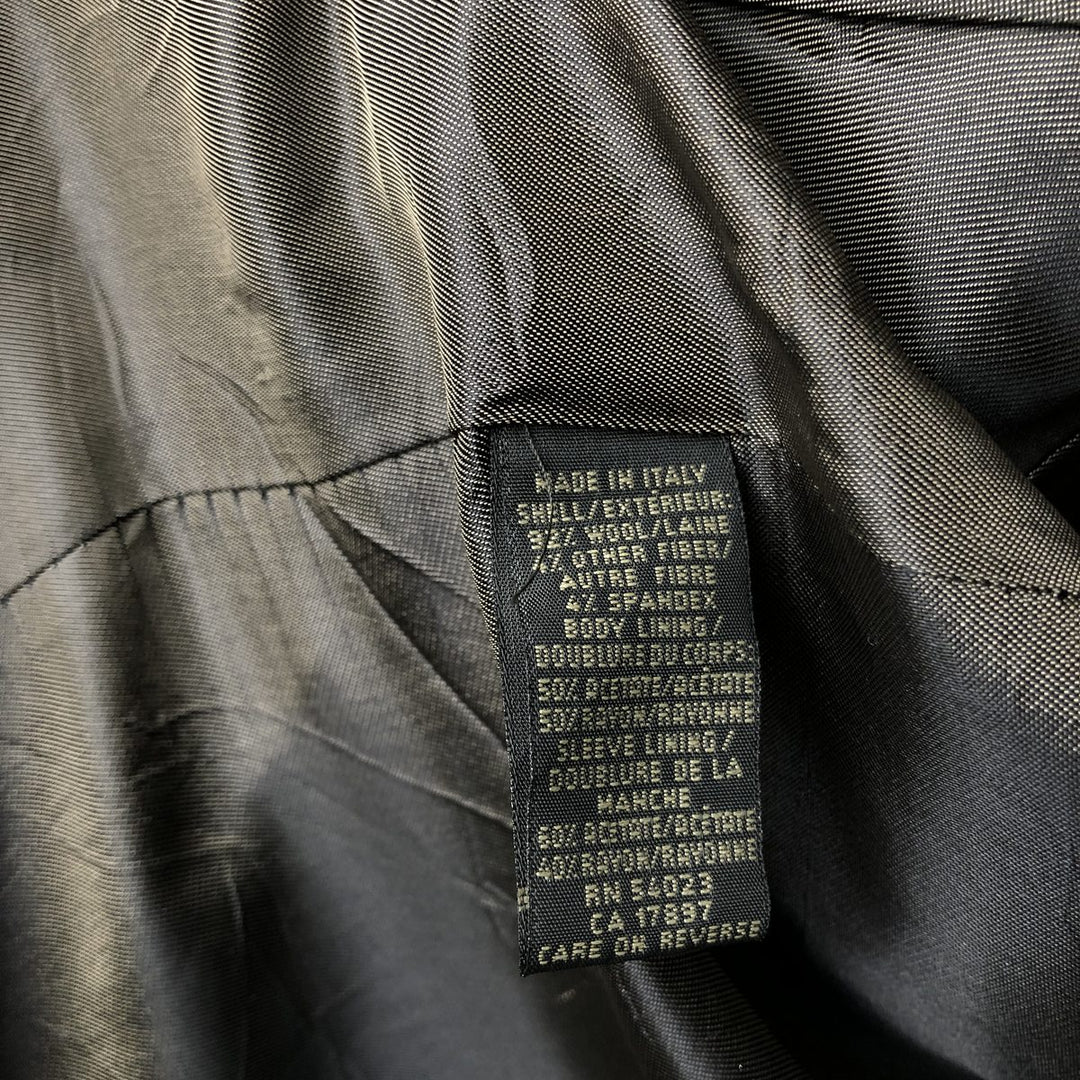 2000'S Banana Republic wool tailored jacket, made in Italy, men's size L wool Khaki type Vintage Second Hand