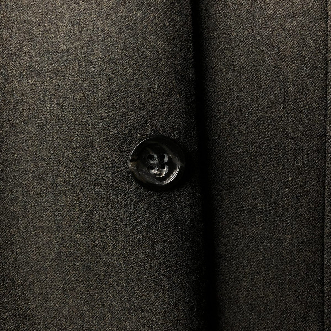 2000'S Banana Republic wool tailored jacket, made in Italy, men's size L wool Khaki type Vintage Second Hand