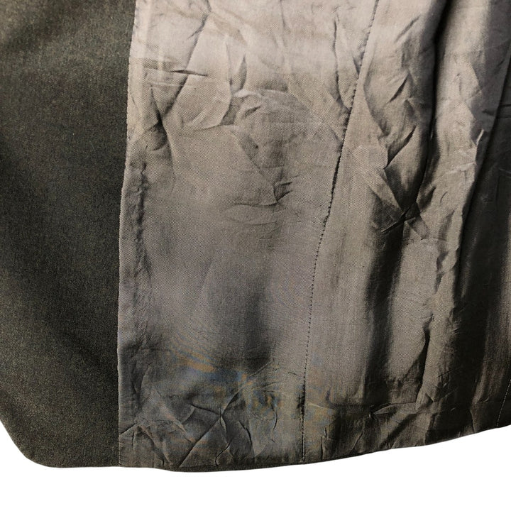 2000'S Banana Republic wool tailored jacket, made in Italy, men's size L wool Khaki type Vintage Second Hand