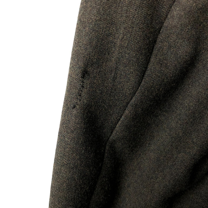 2000'S Banana Republic wool tailored jacket, made in Italy, men's size L wool Khaki type Vintage Second Hand