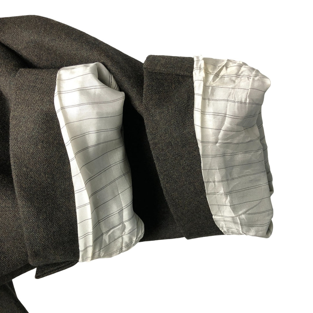 2000'S Banana Republic wool tailored jacket, made in Italy, men's size L wool Khaki type Vintage Second Hand