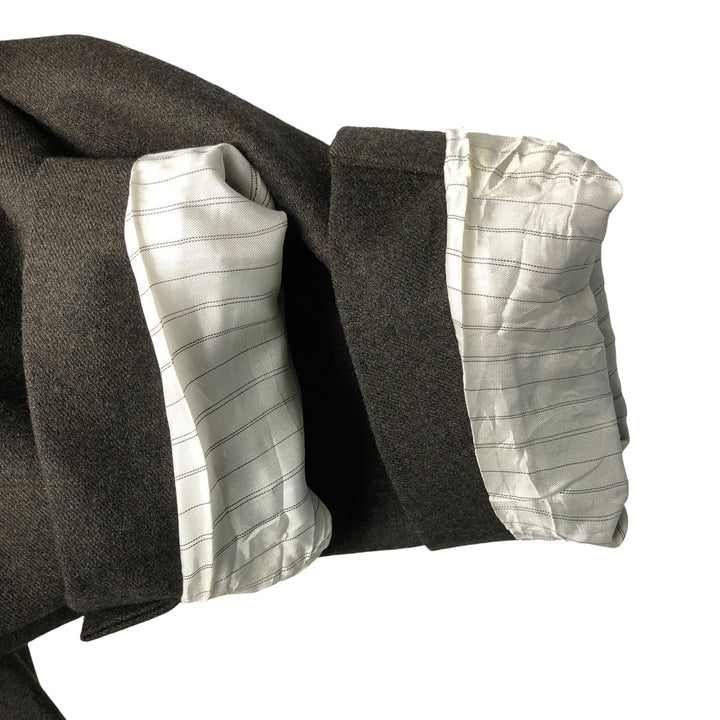 2000'S Banana Republic wool tailored jacket, made in Italy, men's size L wool Khaki type Vintage Second Hand