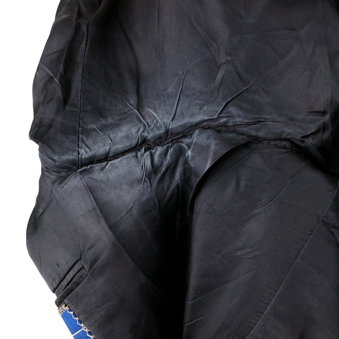 GIEVES and HAWKES Bespoke Striped Wool Tailored Jacket, Made in USA, Men's Size L wool navy blue type Vintage Second Hand