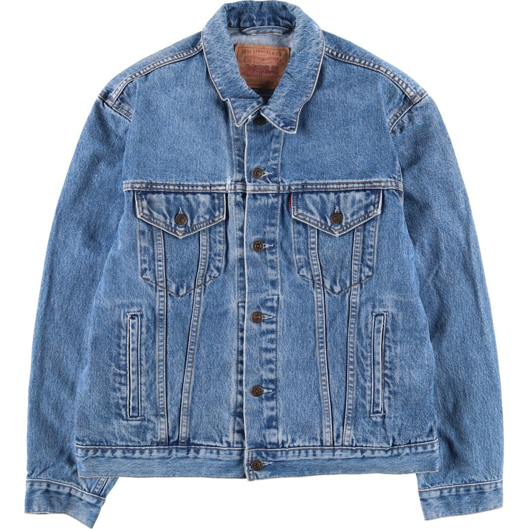 90'S Levi's 70503-0216 denim jacket, denim jacket, men's size L, vintage cotton blue type Vintage Second Hand