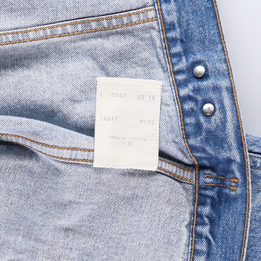 90'S Levi's 70503-0216 denim jacket, denim jacket, men's size L, vintage cotton blue type Vintage Second Hand