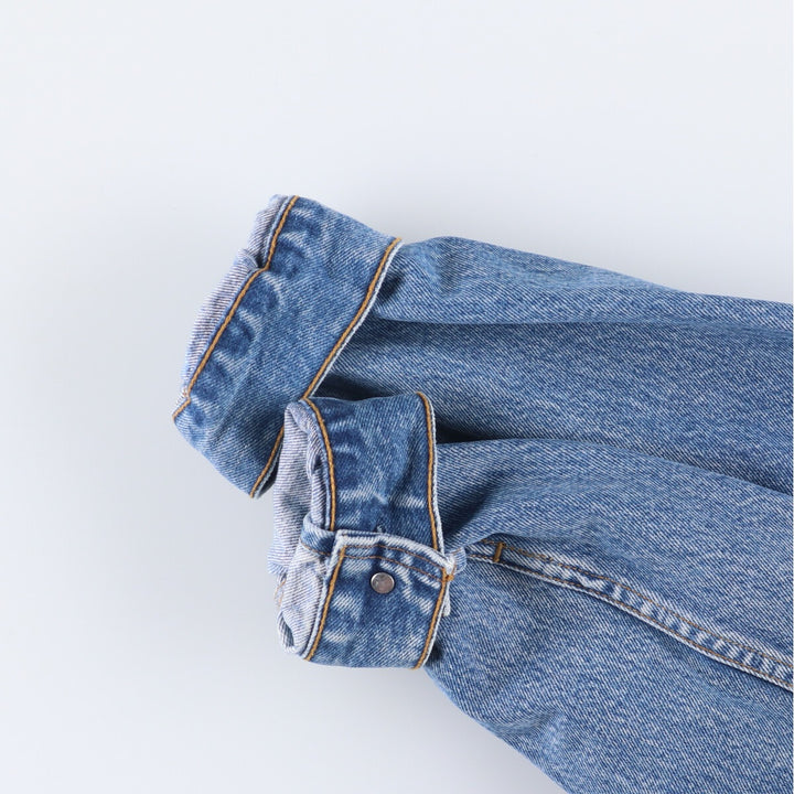 90'S Levi's 70503-0216 denim jacket, denim jacket, men's size L, vintage cotton blue type Vintage Second Hand