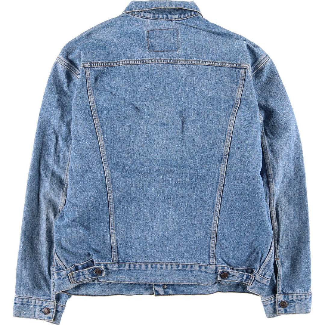 90'S Levi's 70503-0216 Euro Model Denim Jacket, Men's XL, Vintage cotton blue type Vintage Second Hand