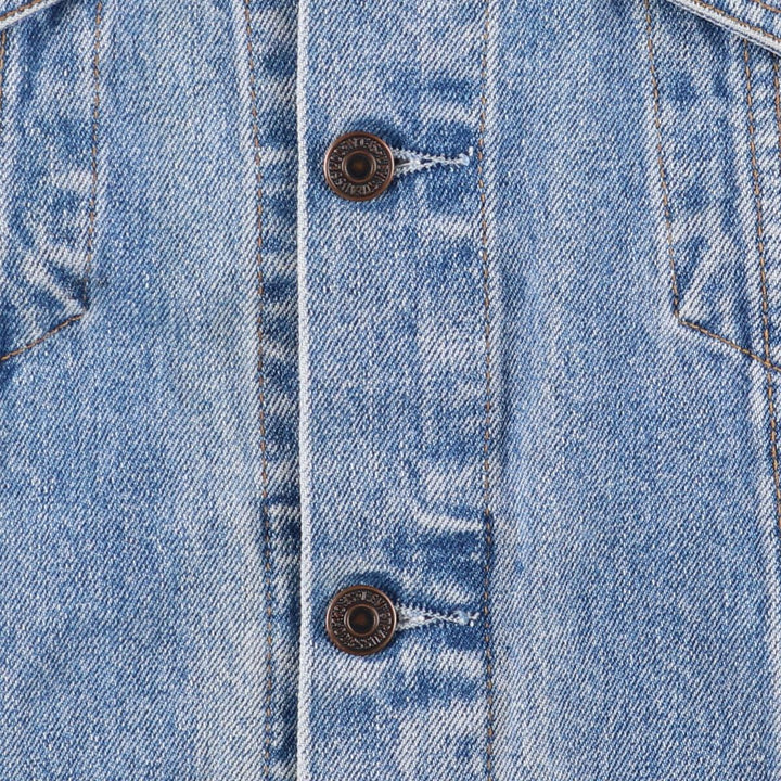 90'S Levi's 70503-0216 Euro Model Denim Jacket, Men's XL, Vintage cotton blue type Vintage Second Hand