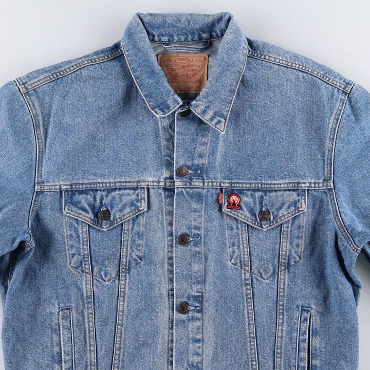 90'S Levi's 70503-0216 Euro Model Denim Jacket, Men's XL, Vintage cotton blue type Vintage Second Hand