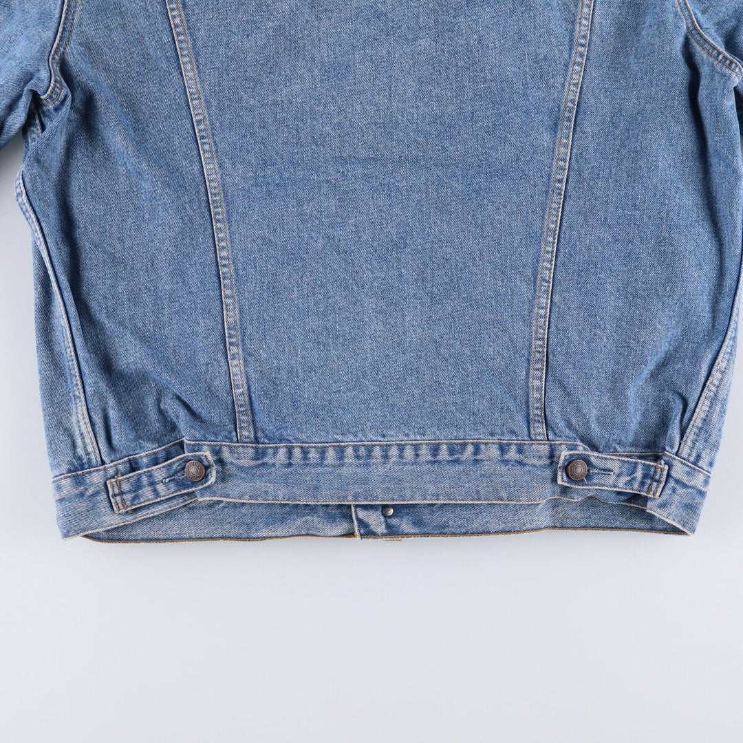 90'S Levi's 70503-0216 Euro Model Denim Jacket, Men's XL, Vintage cotton blue type Vintage Second Hand