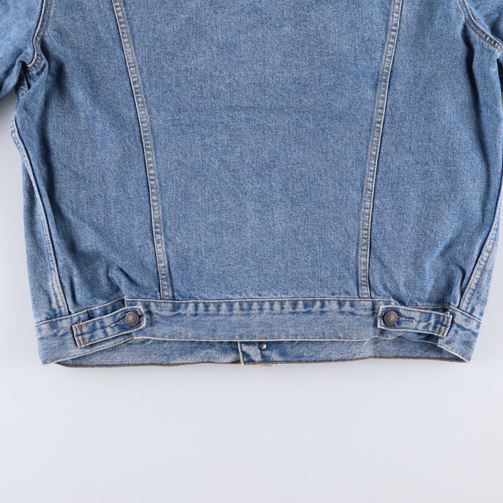 90'S Levi's 70503-0216 Euro Model Denim Jacket, Men's XL, Vintage cotton blue type Vintage Second Hand