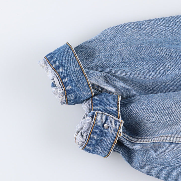 90'S Levi's 70503-0216 Euro Model Denim Jacket, Men's XL, Vintage cotton blue type Vintage Second Hand