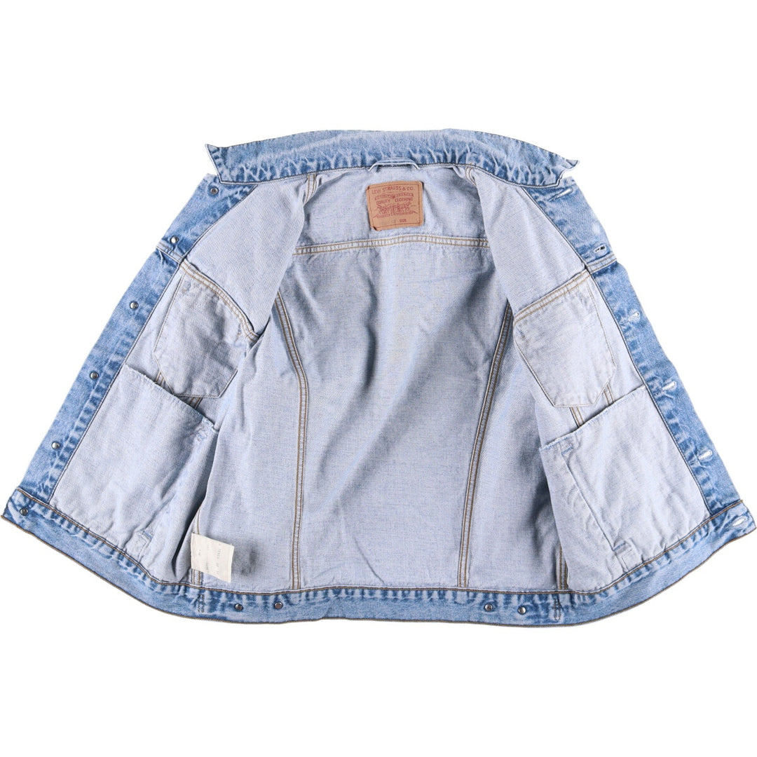 90'S Levi's 70503-0210 denim jacket, denim jacket, men's size L, vintage cotton blue type Vintage Second Hand