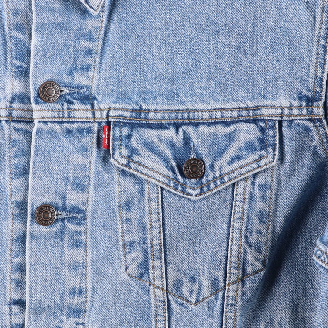 90'S Levi's 70503-0210 denim jacket, denim jacket, men's size L, vintage cotton blue type Vintage Second Hand